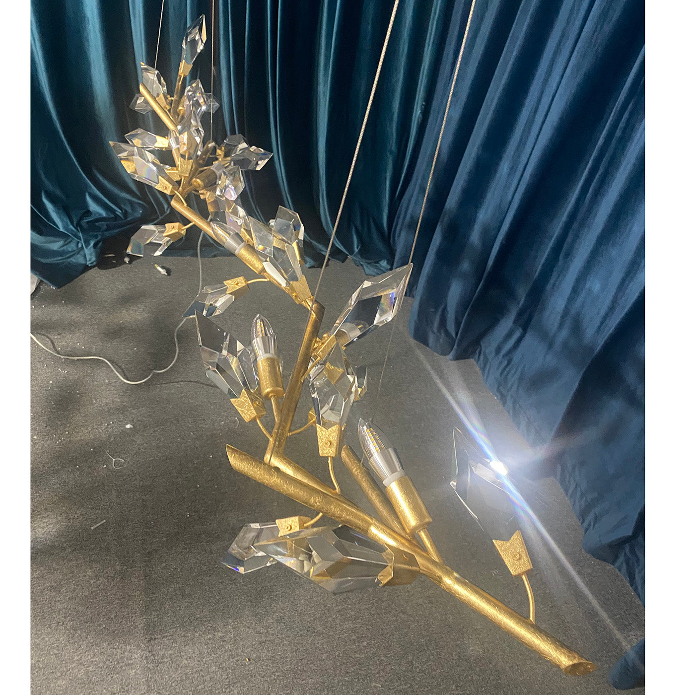 Addison 72" Linear Crystal chandelier-Vancei