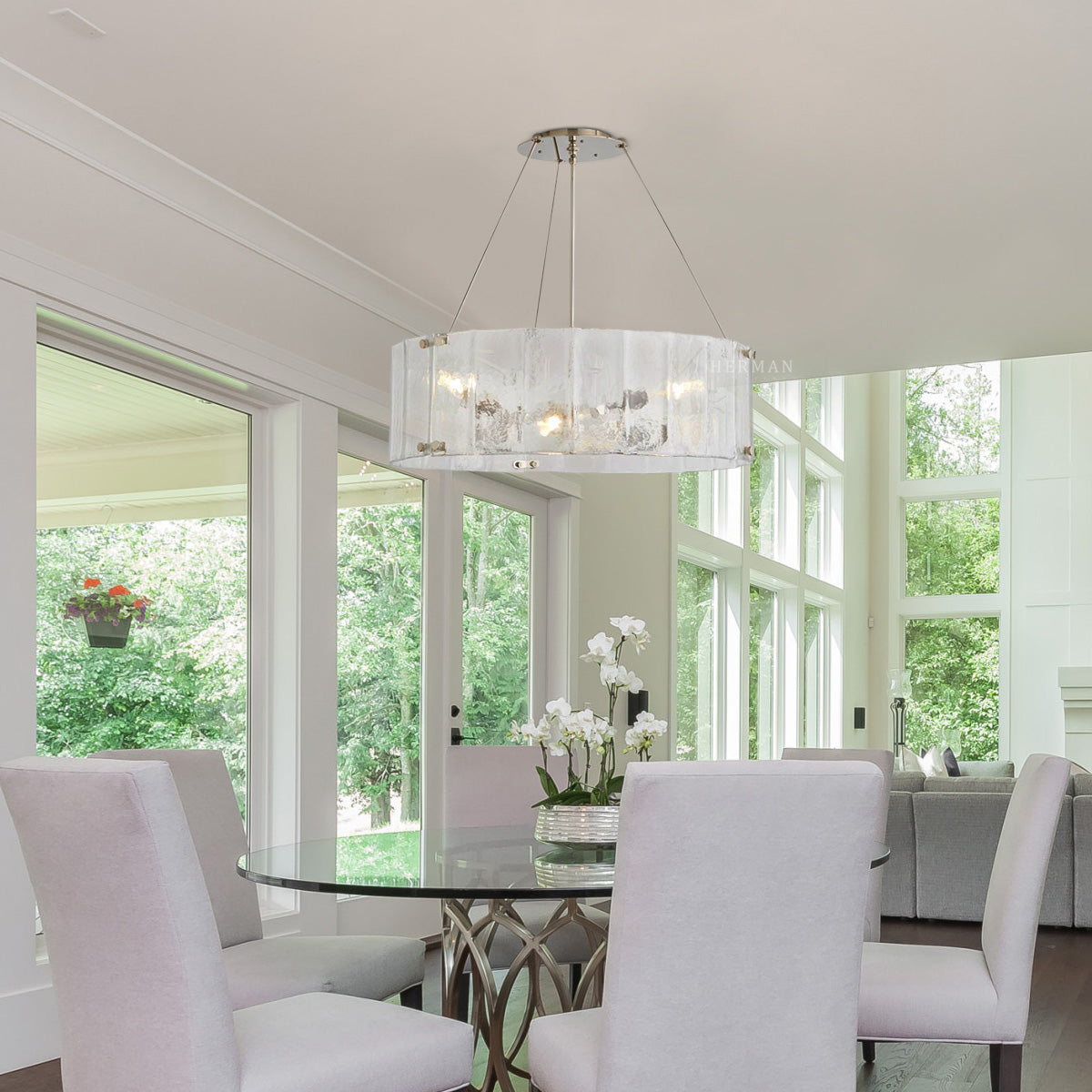 Willamette 32" Round Crystal Chandelier