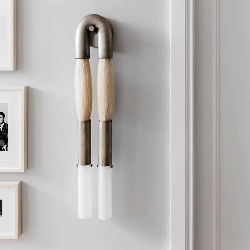 Antonia Horsehair Double Sconce