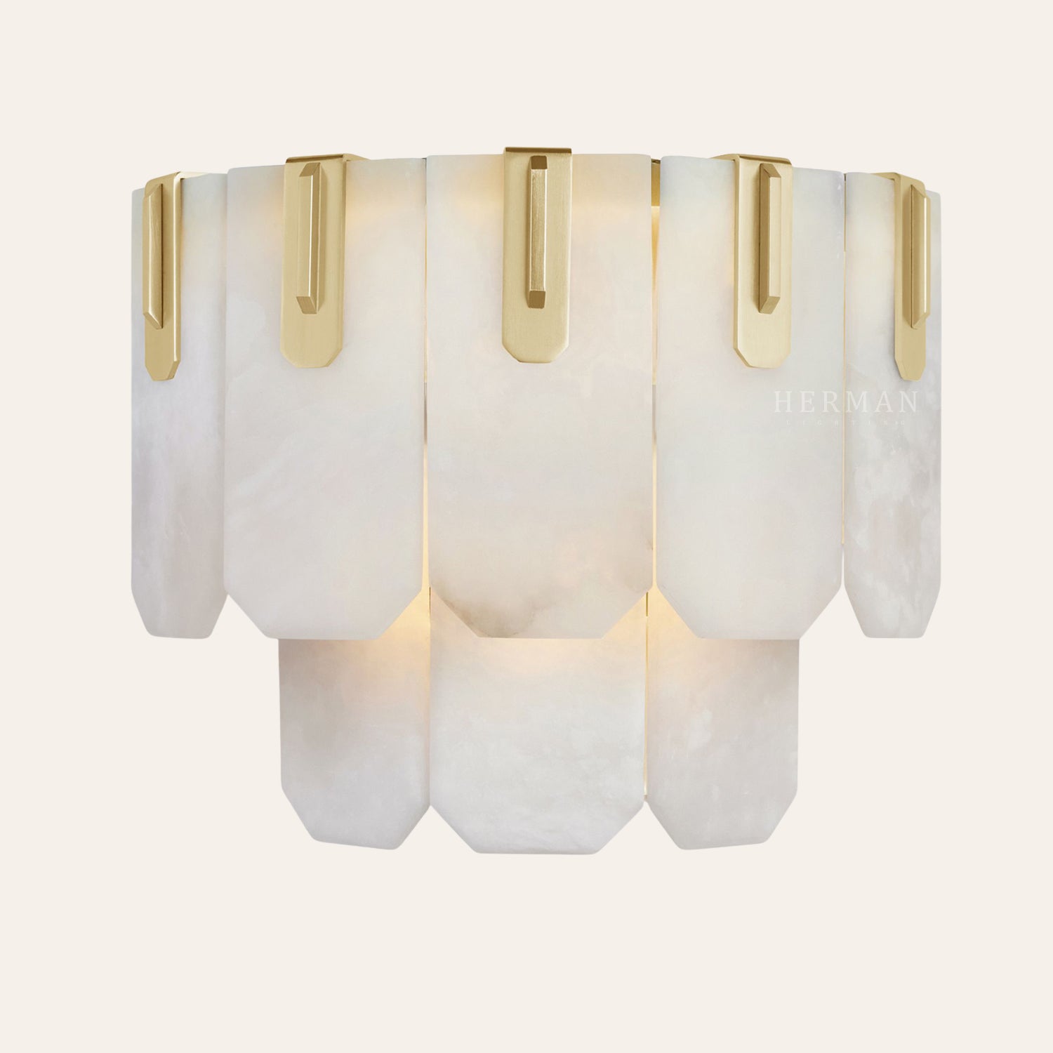 Nadia Alabaster LED Sconce