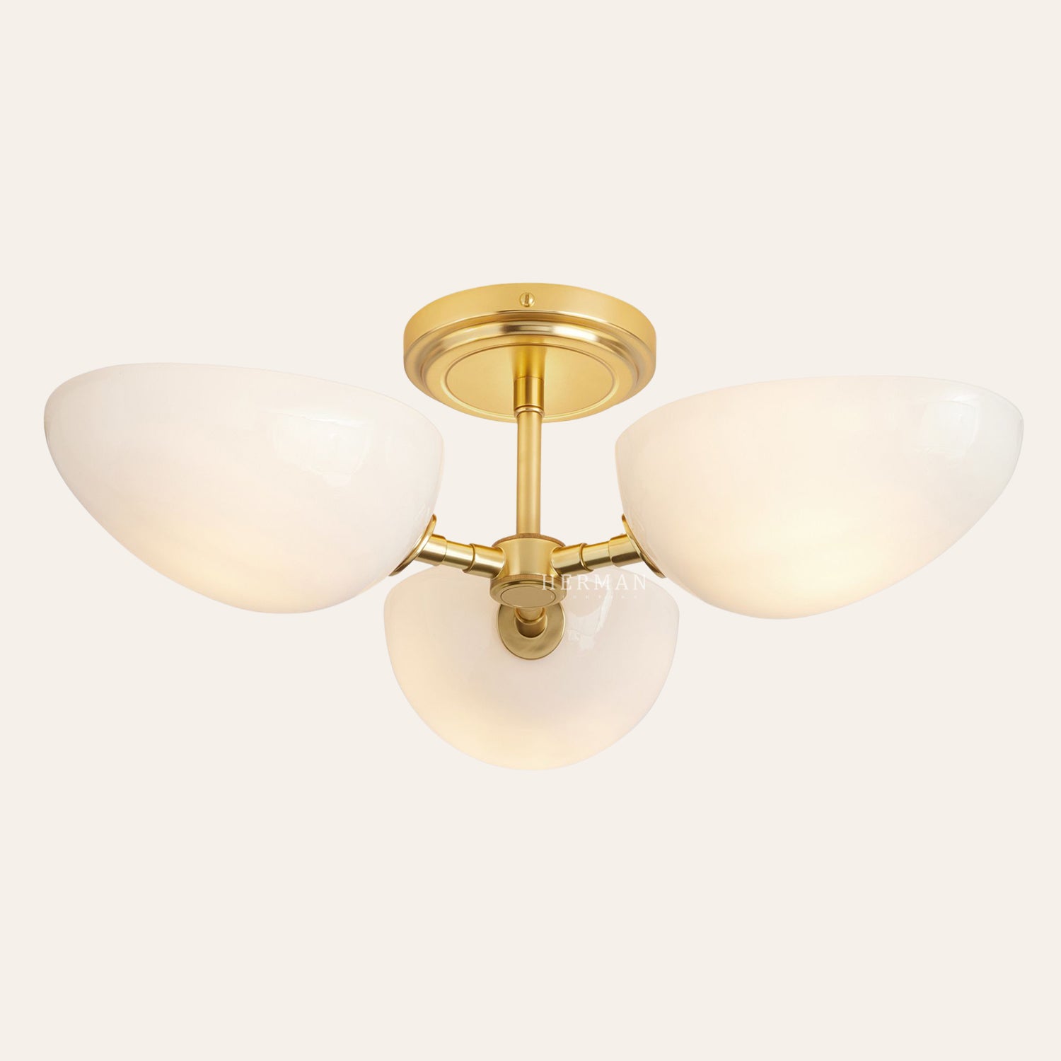 Argus Glass Semi-Flush Mount