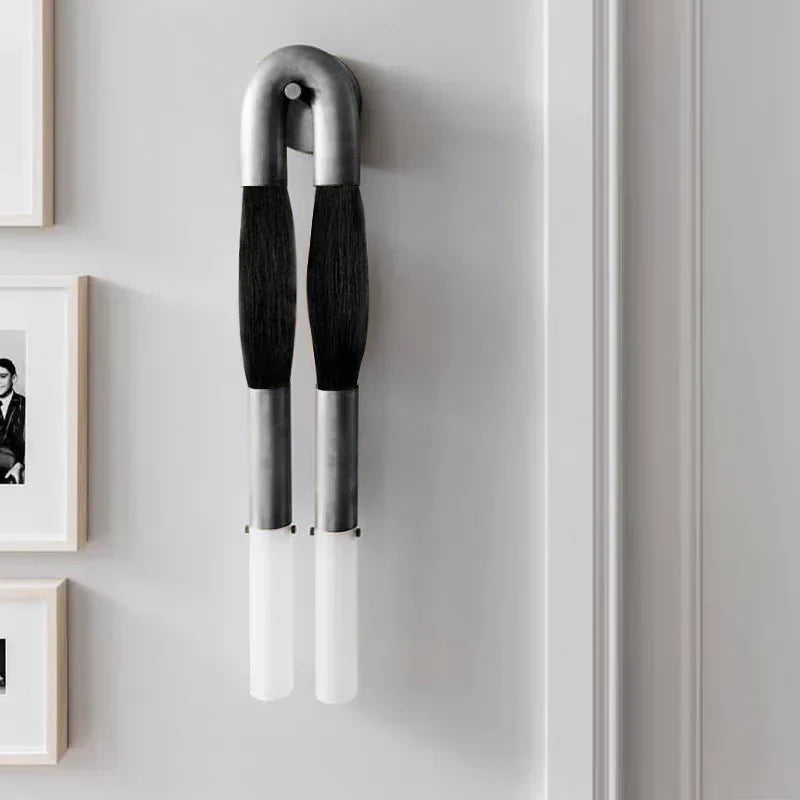 Antonia Horsehair Double Sconce