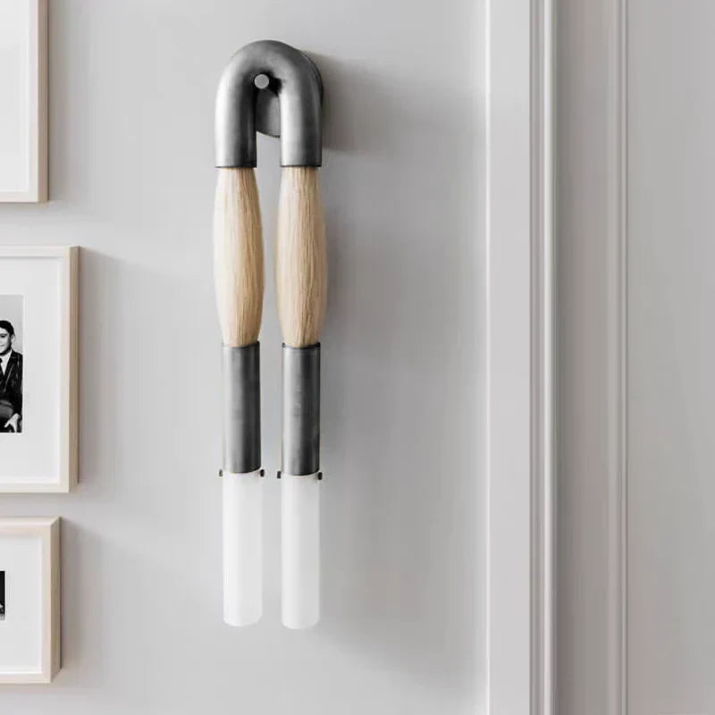 Antonia Horsehair Double Sconce