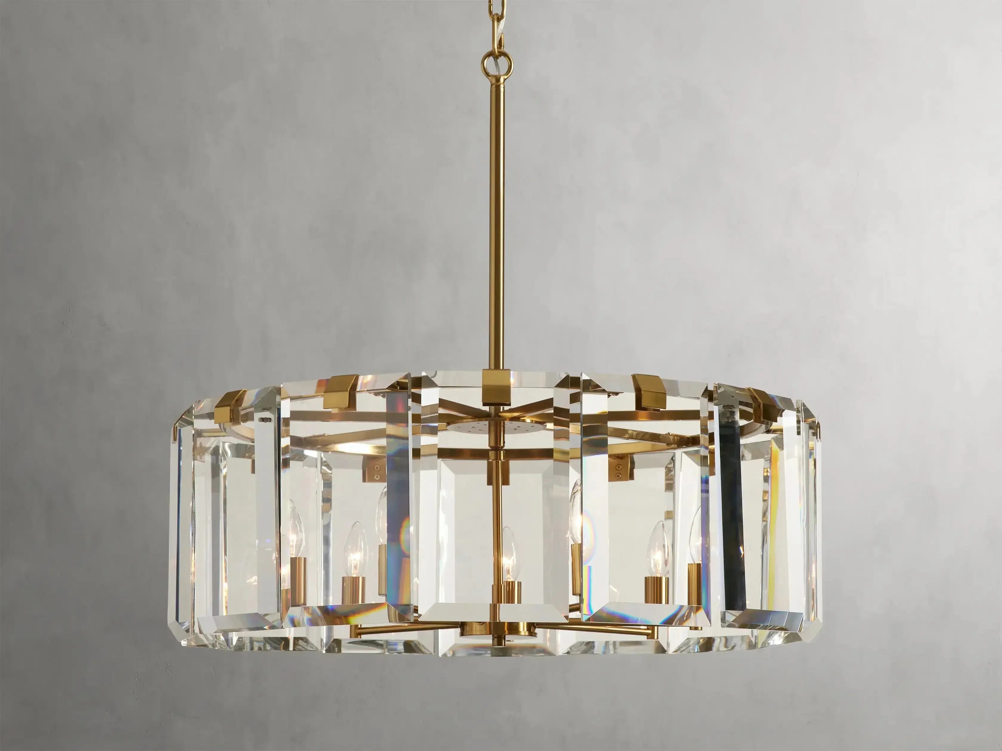 Crystal Prism Round Chandelier 5Light 7Light