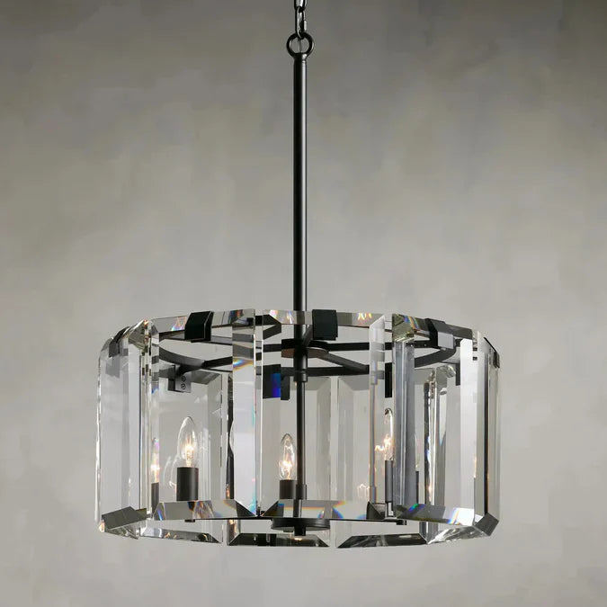 Crystal Prism Round Chandelier 5Light 7Light