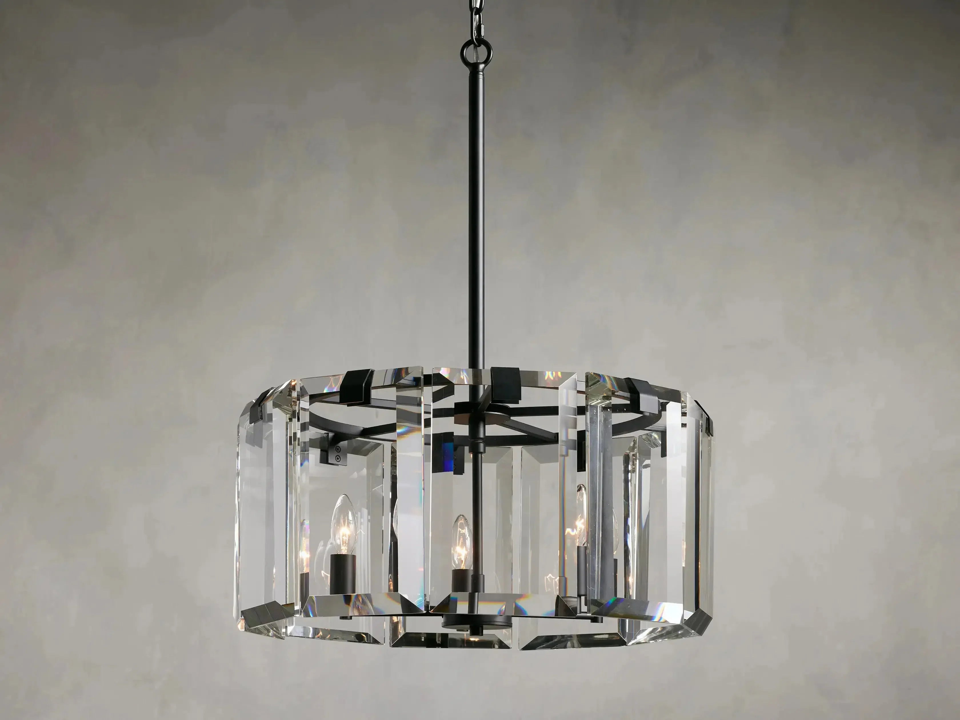 Crystal Prism Round Chandelier 5Light 7Light
