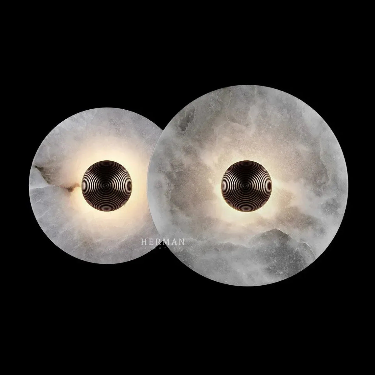 Median Alabaster Flush mount - 2 Surface