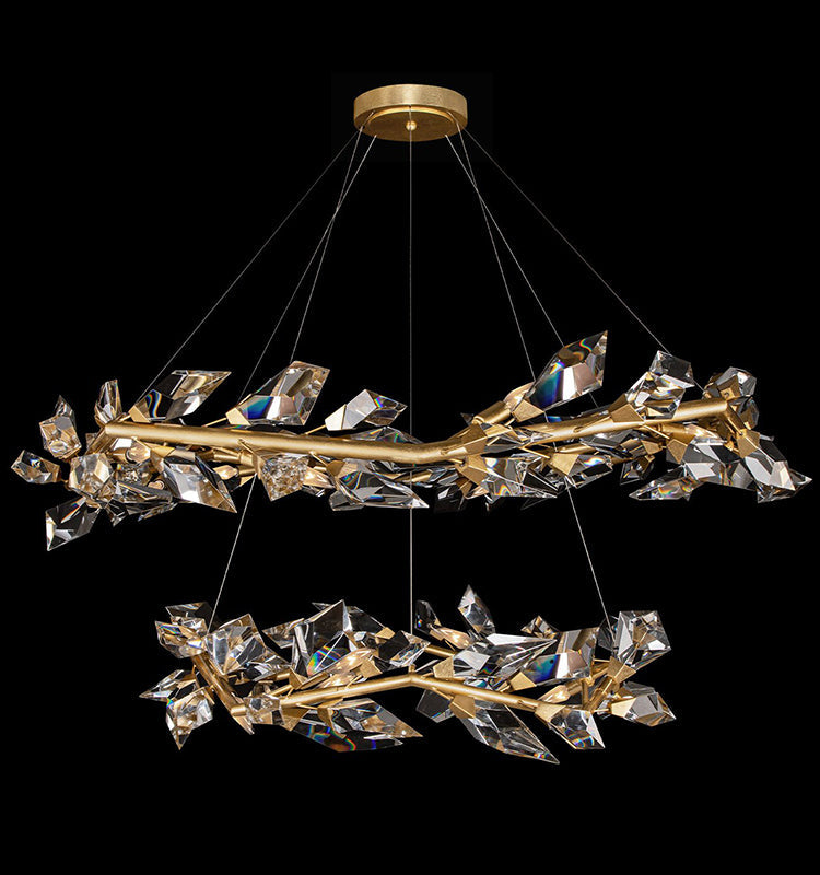 Addison 55" Round Crystal Chandelier-Vancei