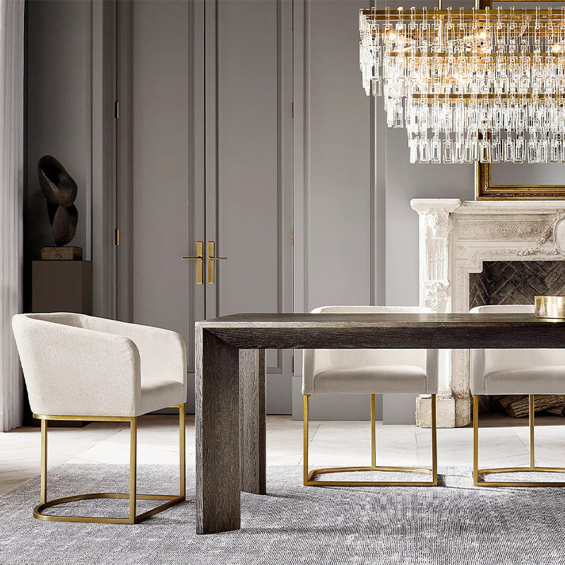 Mia 4 Tier Crystal Rectangular Chandelier 72"-Vancei