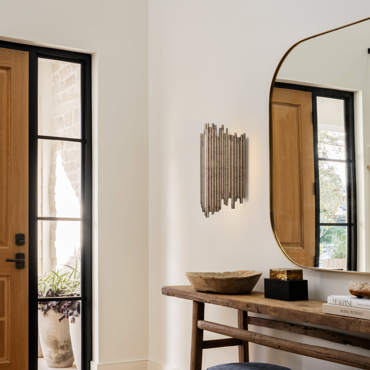 Althely Brass 2 Lights Wall Sconce