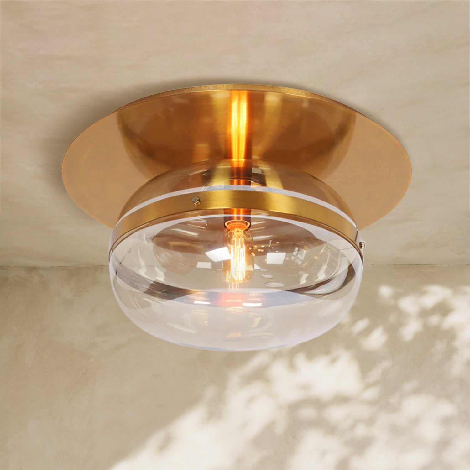 Norako Glass Flushmount