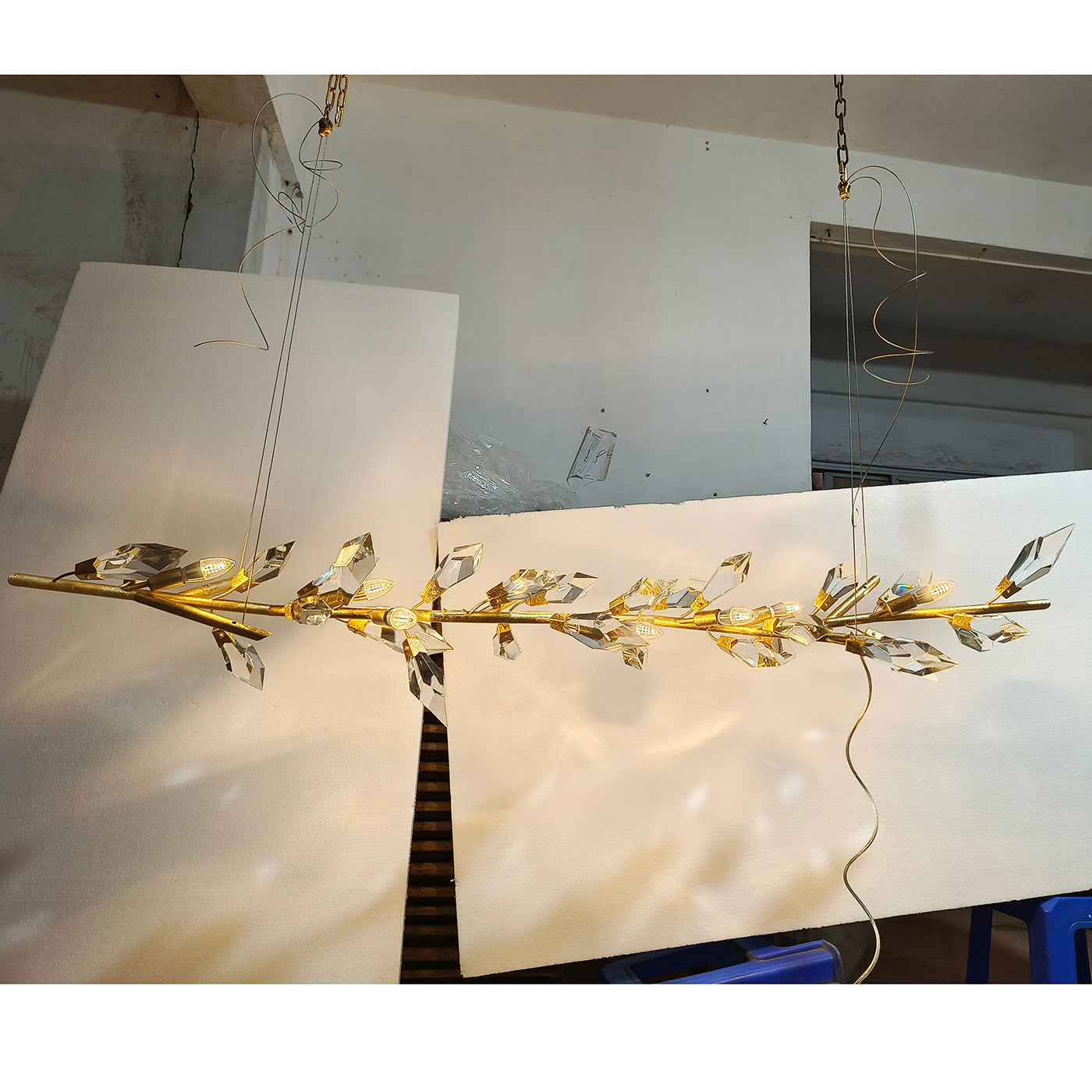 Addison 72" Linear Crystal chandelier-Vancei