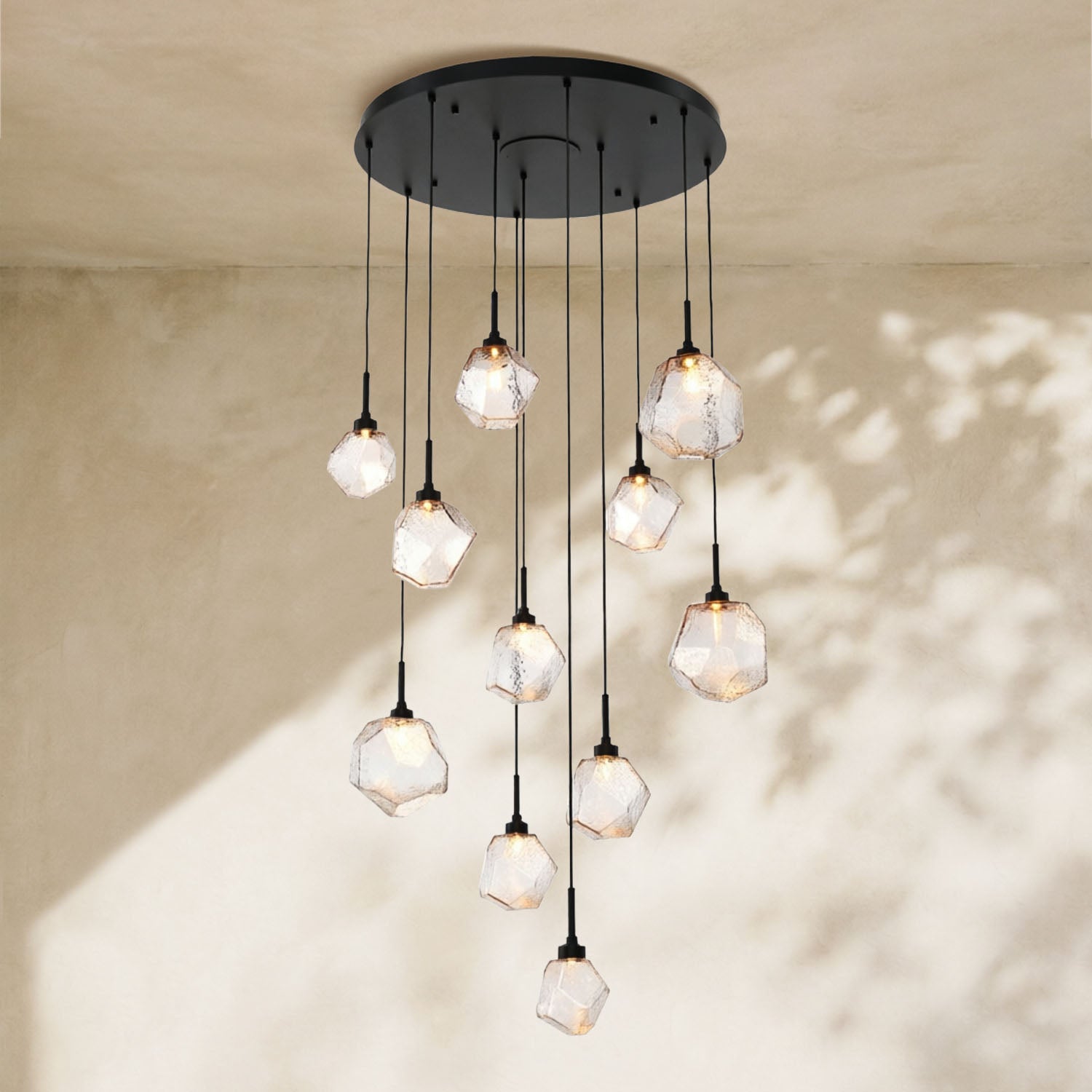 Art Twisted Round Chandelier