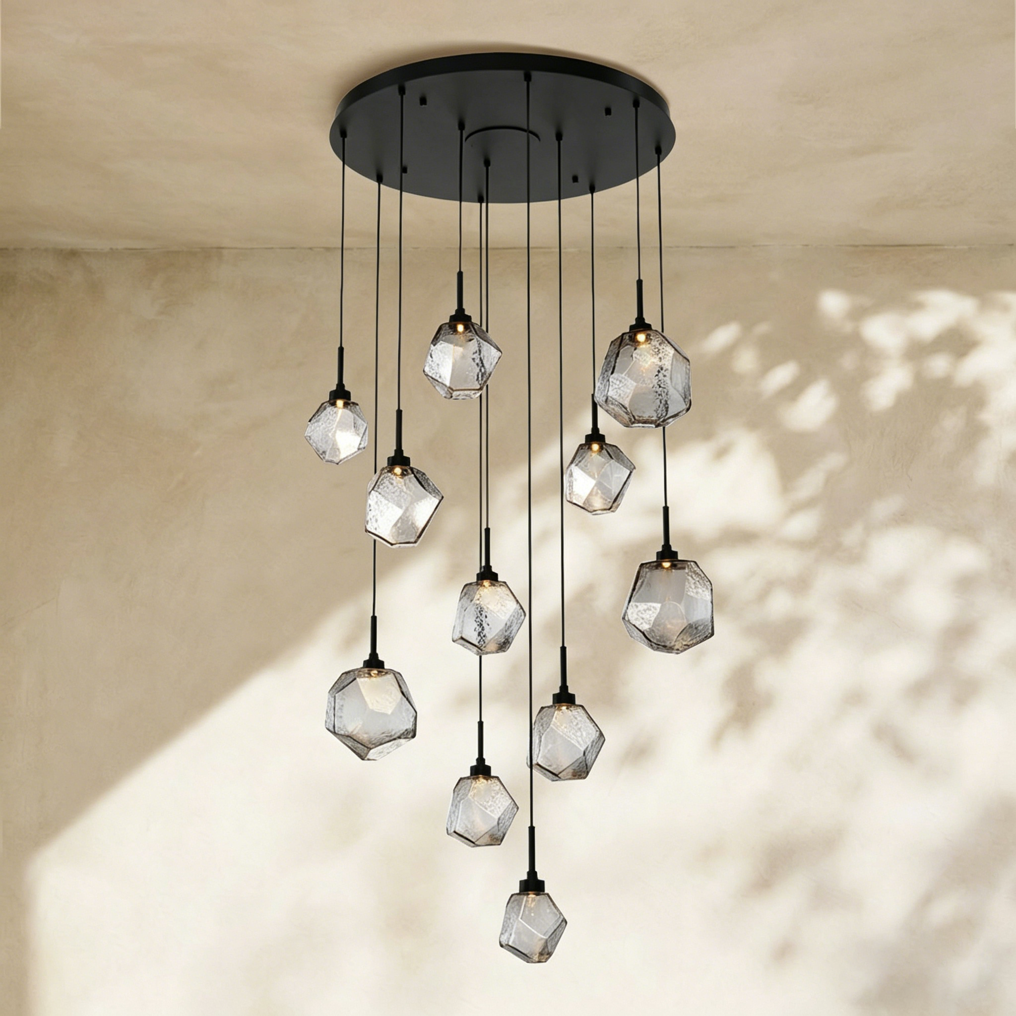 Art Twisted Round Chandelier