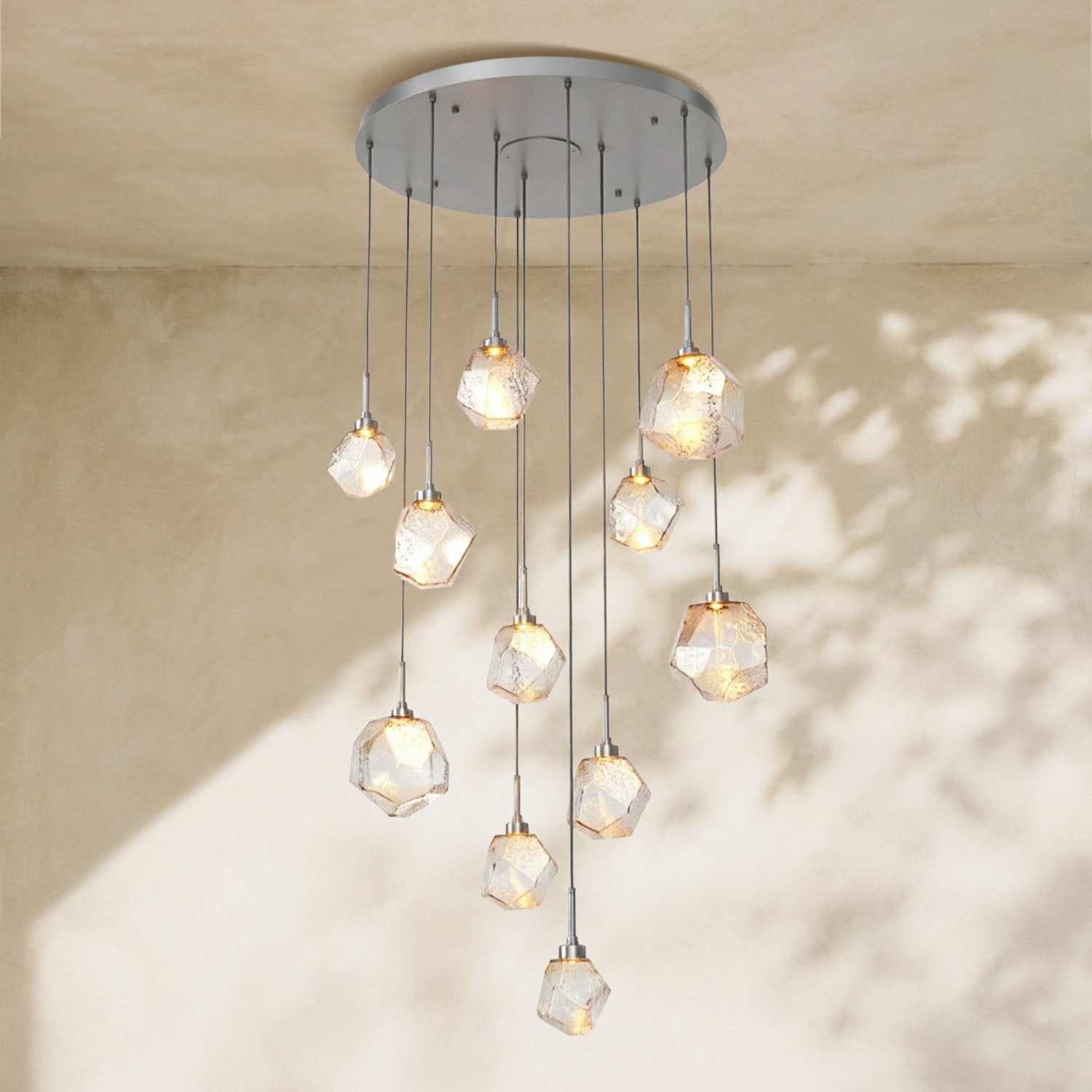 Art Twisted Round Chandelier