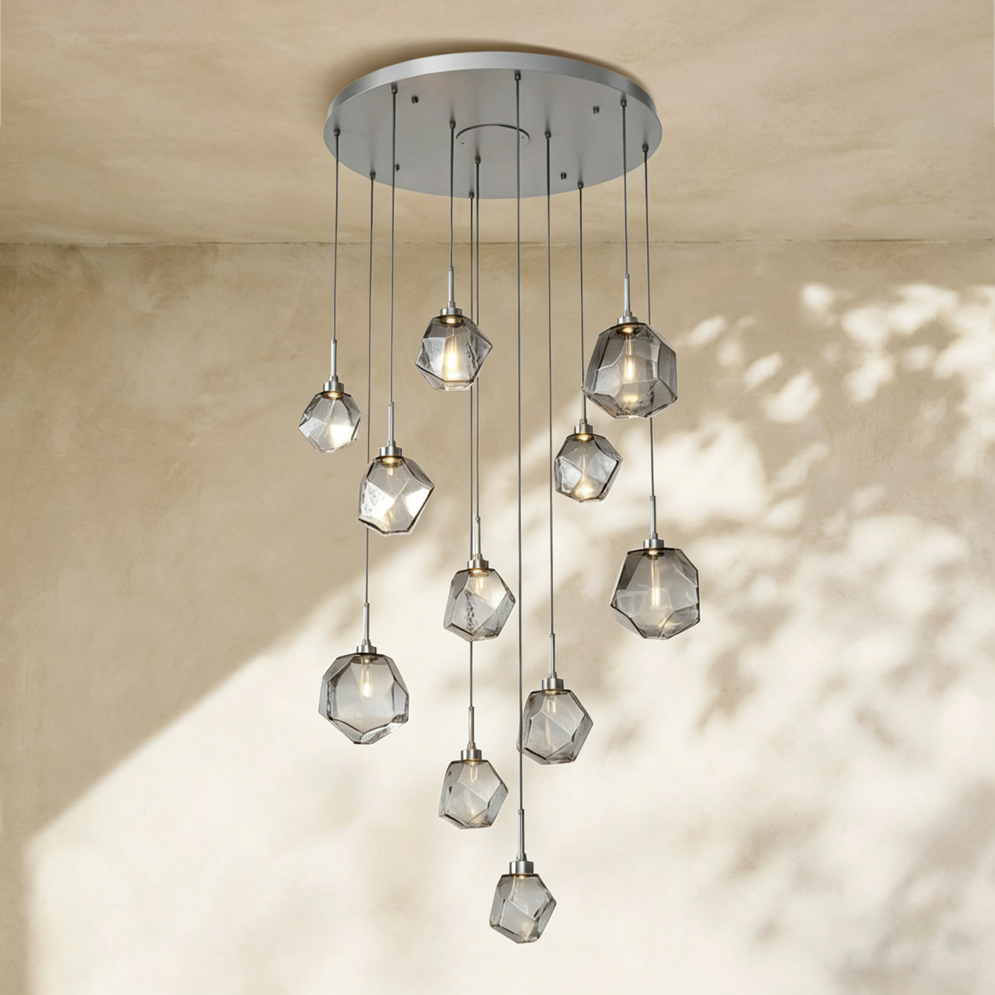 Art Twisted Round Chandelier