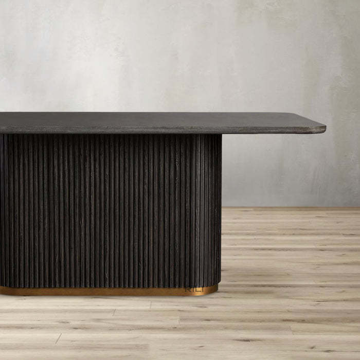 Finnley Dining Table Bluestone Carrara 120" ( customize)