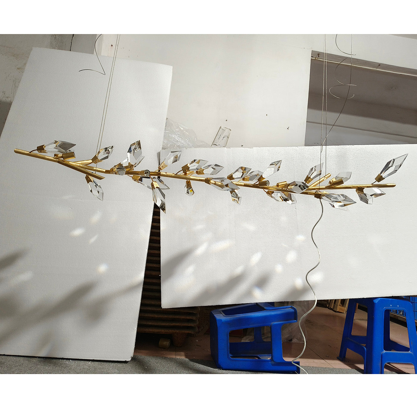 Addison 72" Linear Crystal chandelier-Vancei