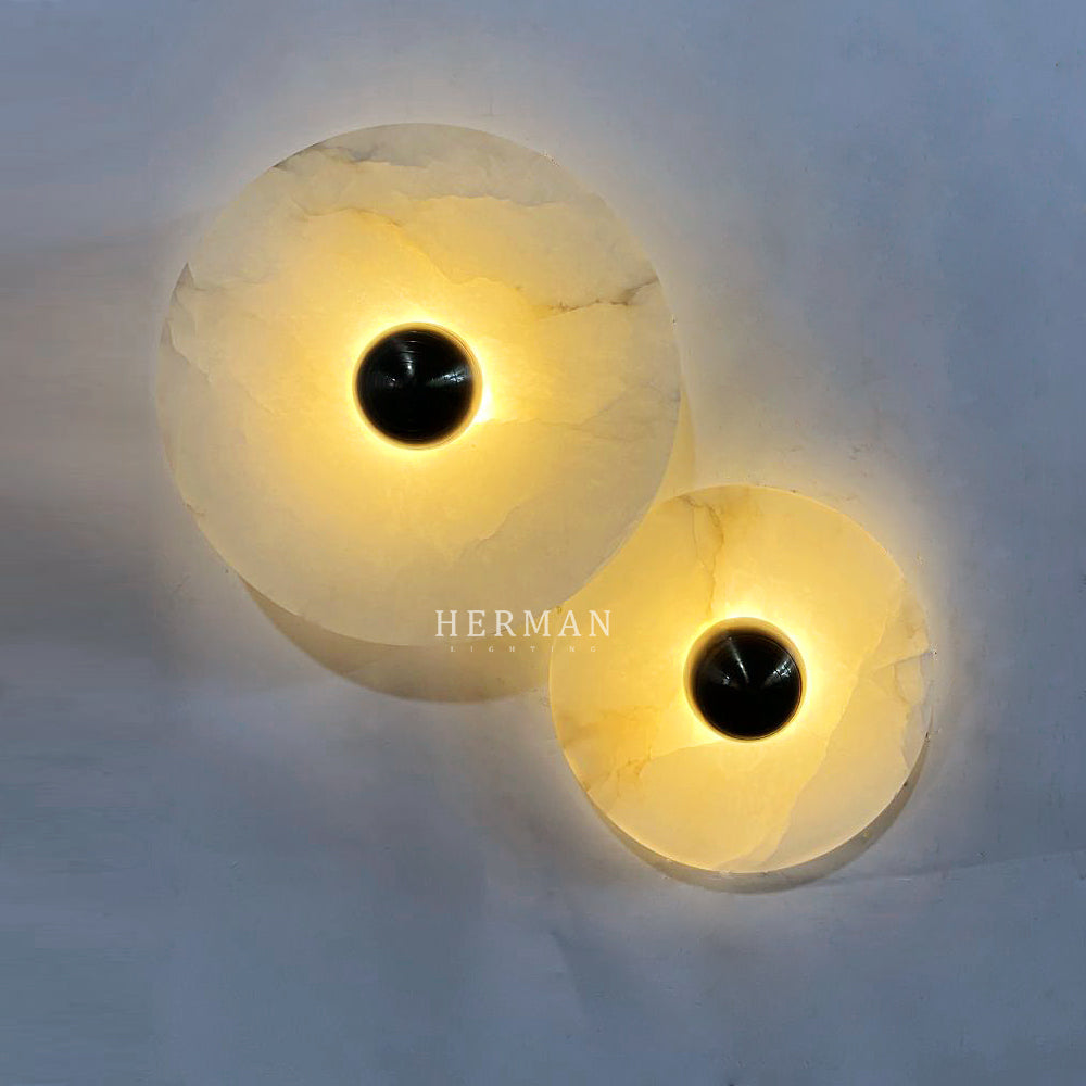 Median Alabaster Flush mount - 2 Surface