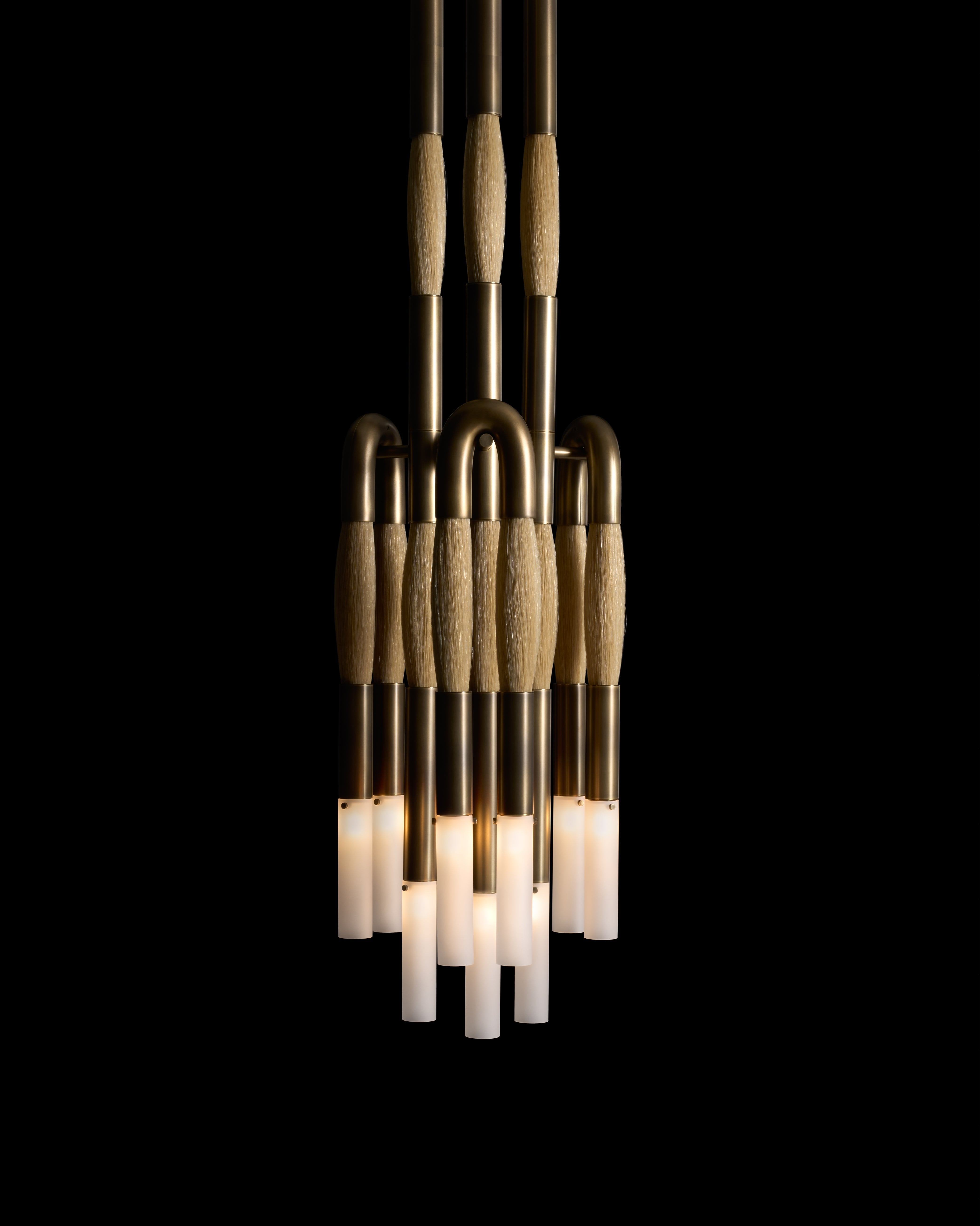 Antonia Horsehair Pendant 9-Light