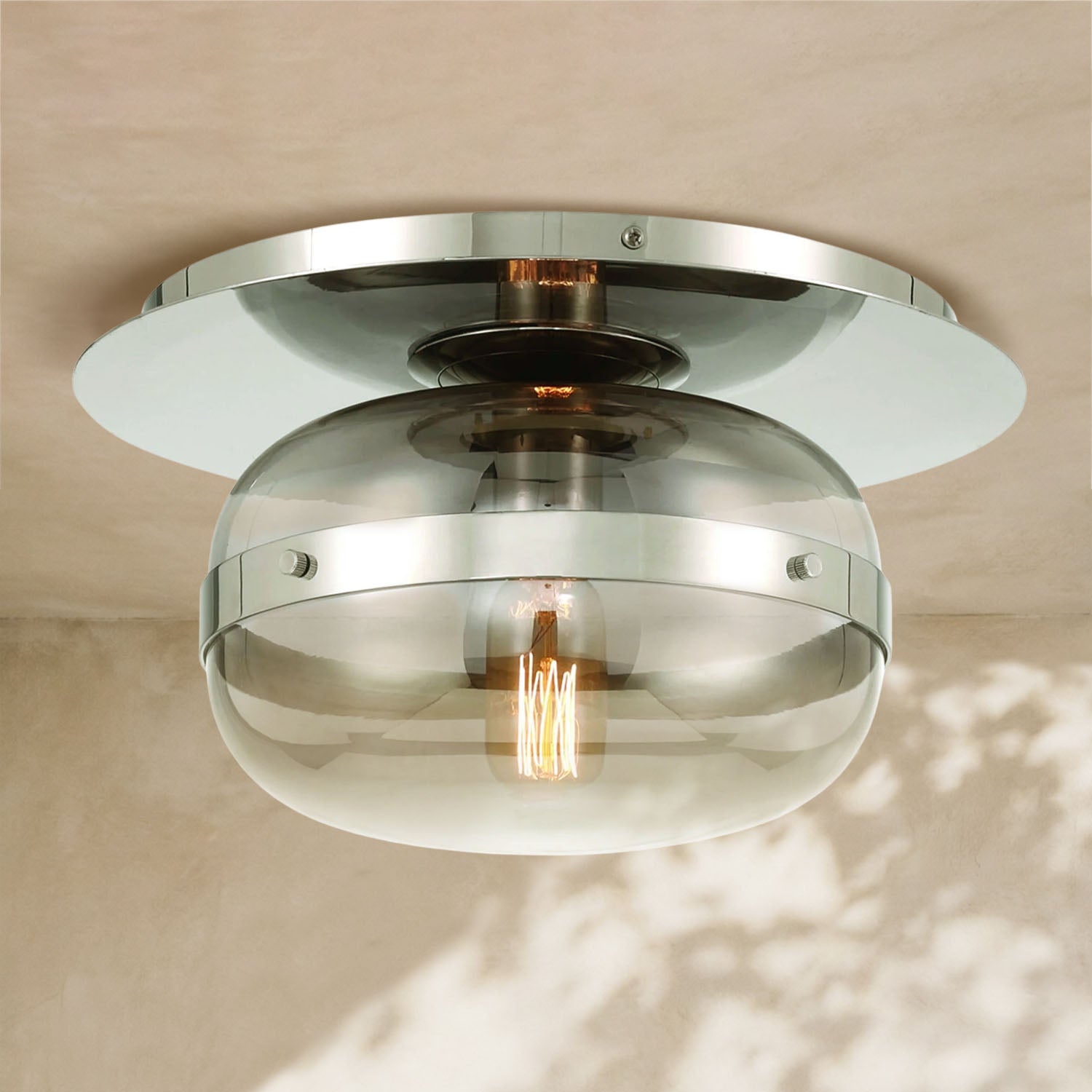 Norako Glass Flushmount