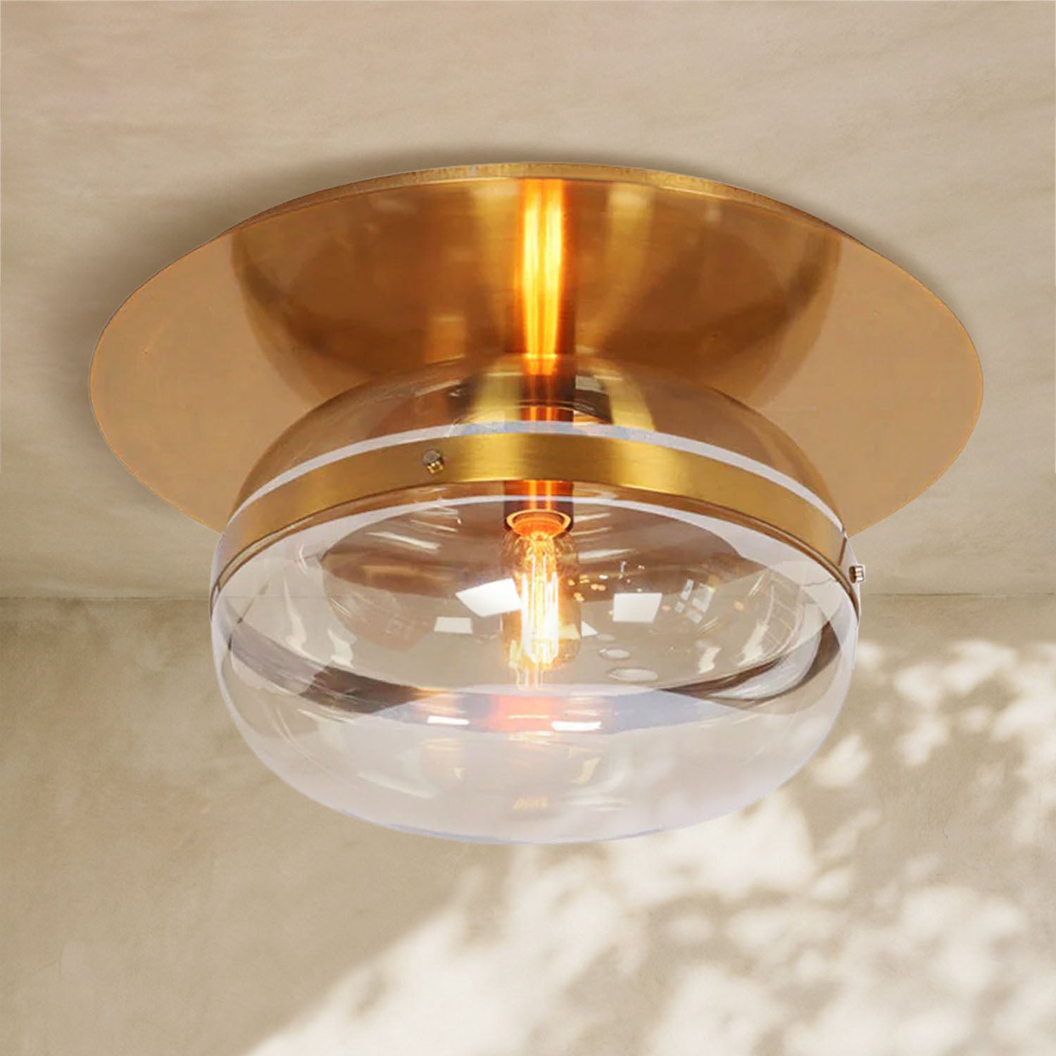 Norako Glass Flushmount