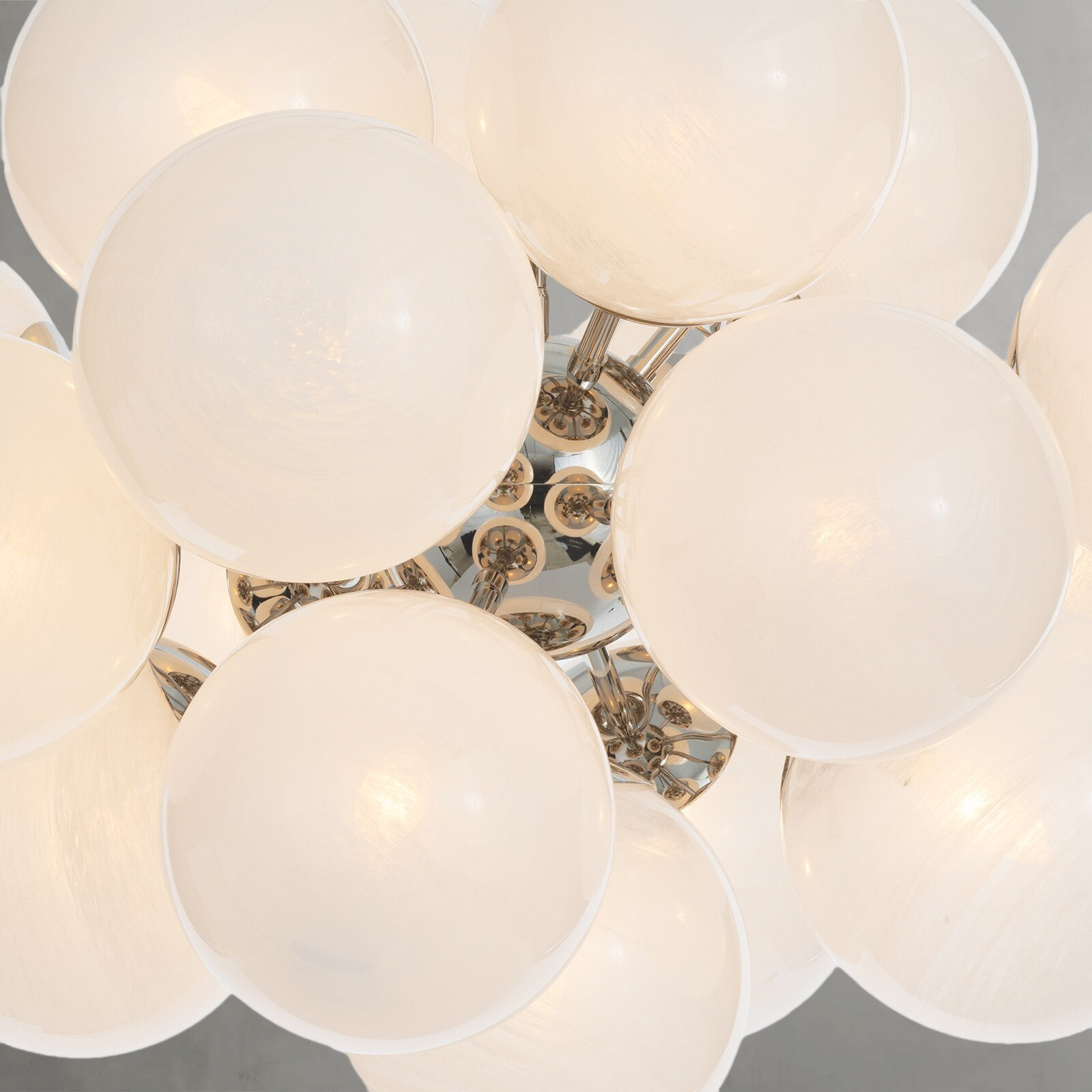 Mandoza Nickel Glass Chandelier-Vancei