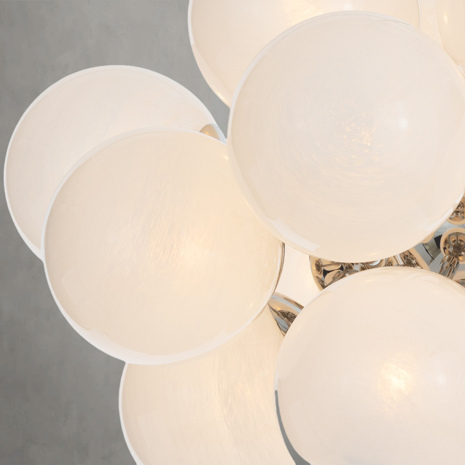 Mandoza Nickel Glass Chandelier-Vancei