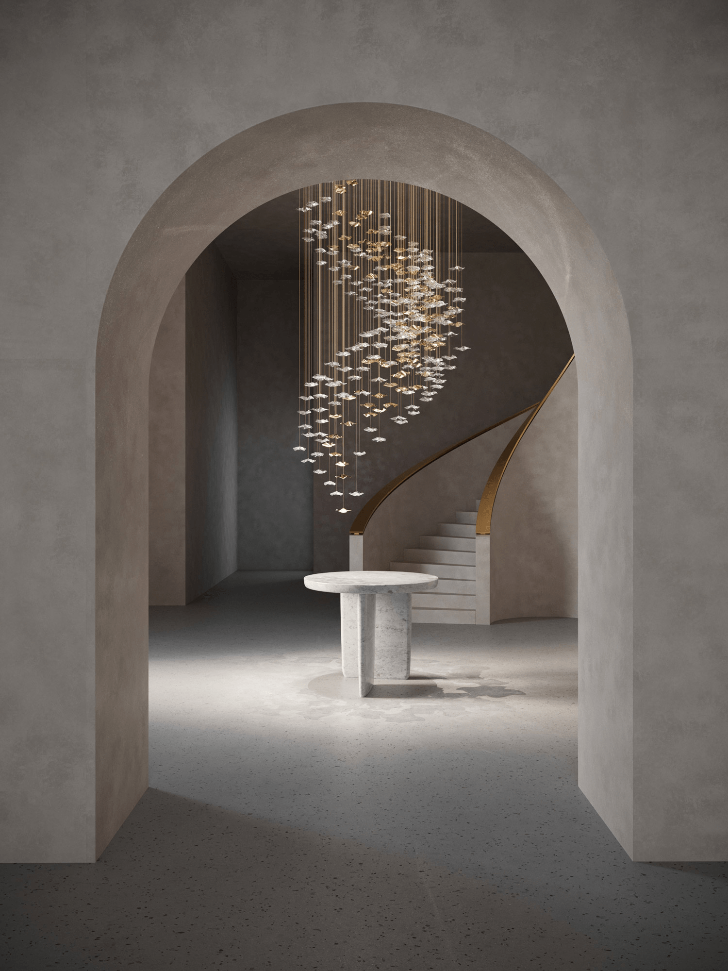Tidal Stair Chandelier