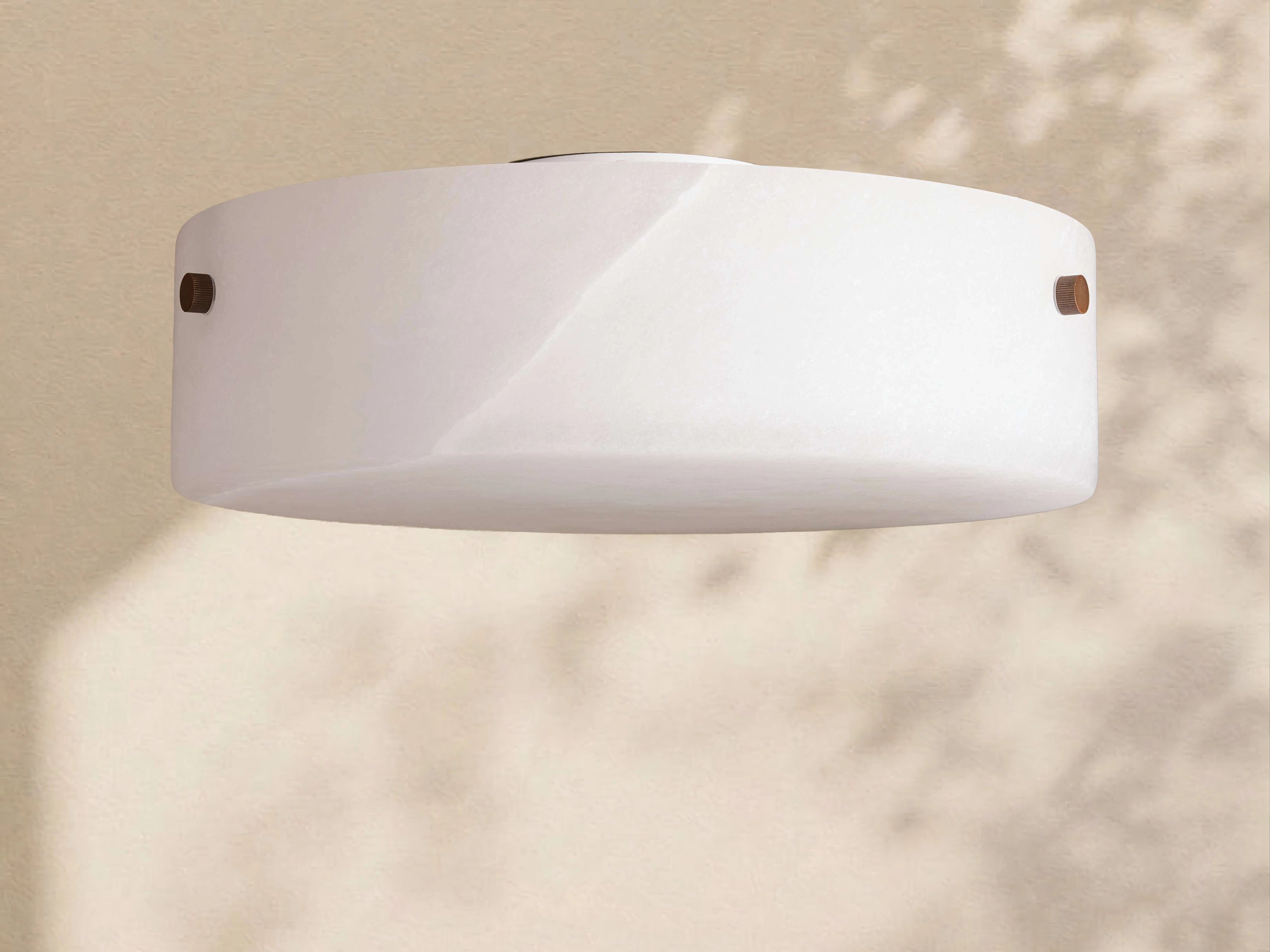 Calera Alabaster Stone Flushmount