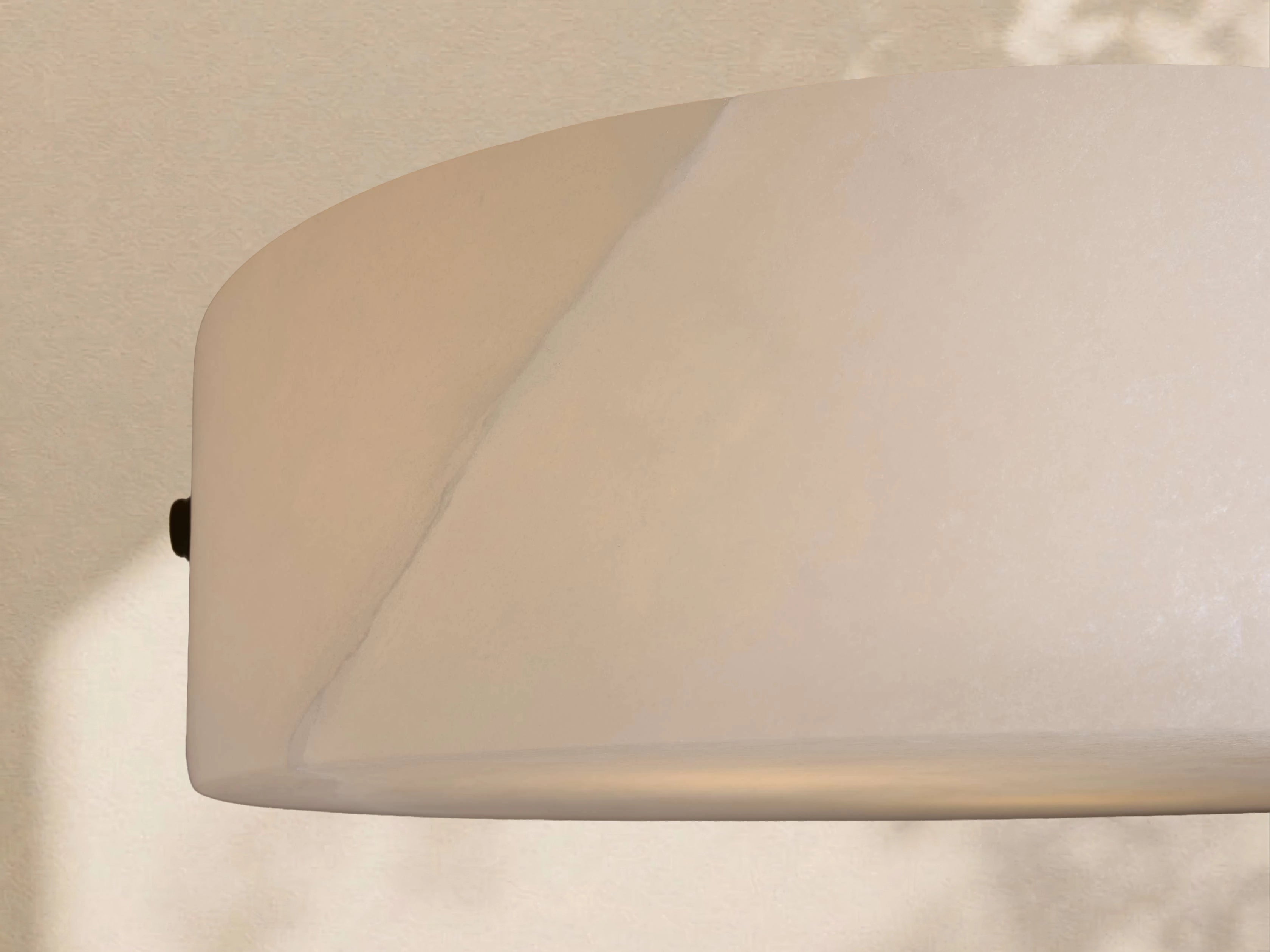 Calera Alabaster Stone Flushmount