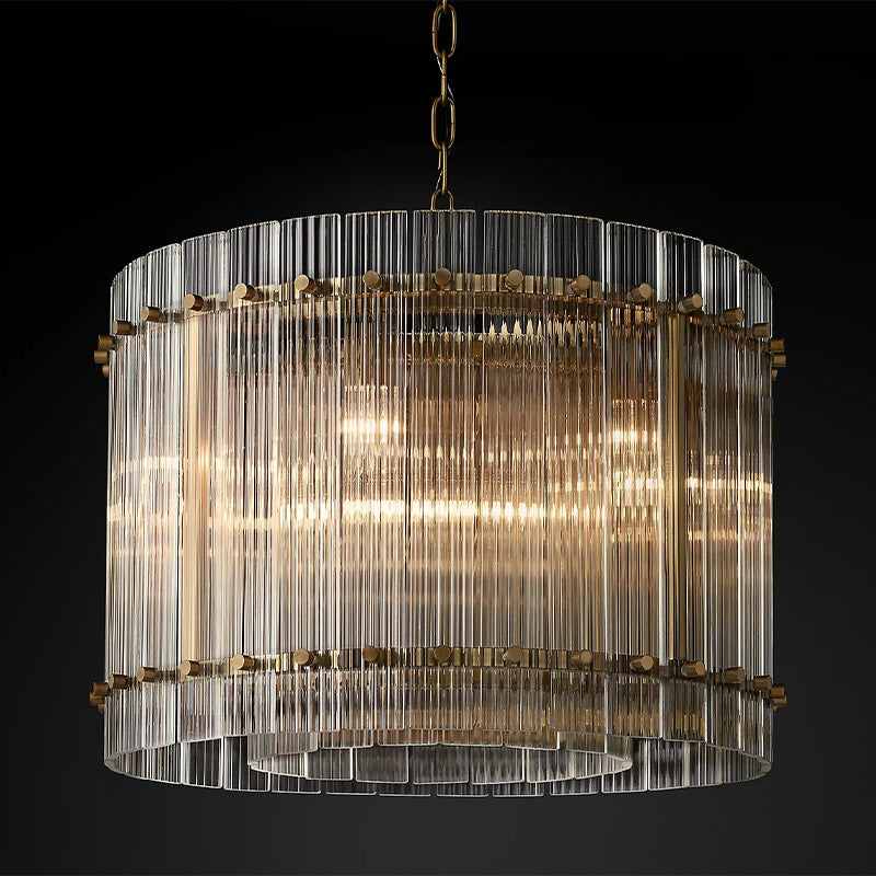 Amelia Round Chandelier 22"-Vancei