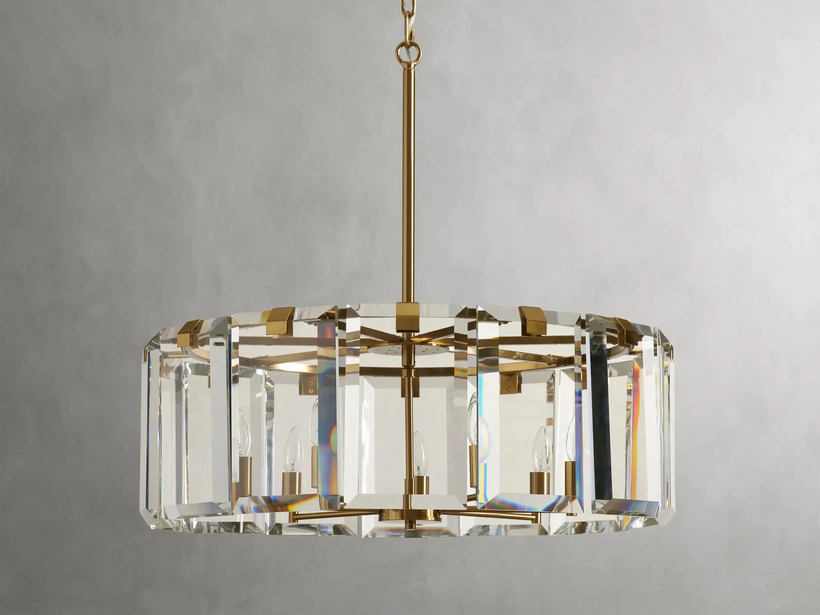 Crystal Prism Round Chandelier 5Light 7Light