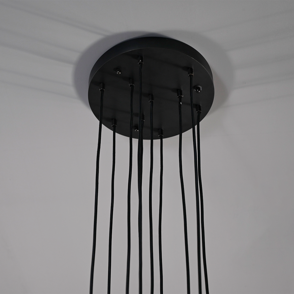 Bille De Crystal Ball Cluster Chandelier 14"-Vancei