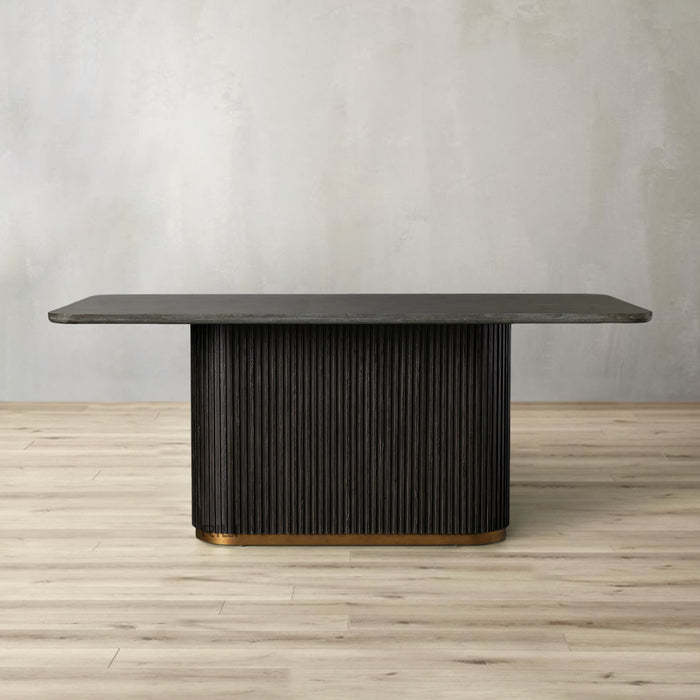 Finnley Dining Table Bluestone Carrara 120" ( customize)