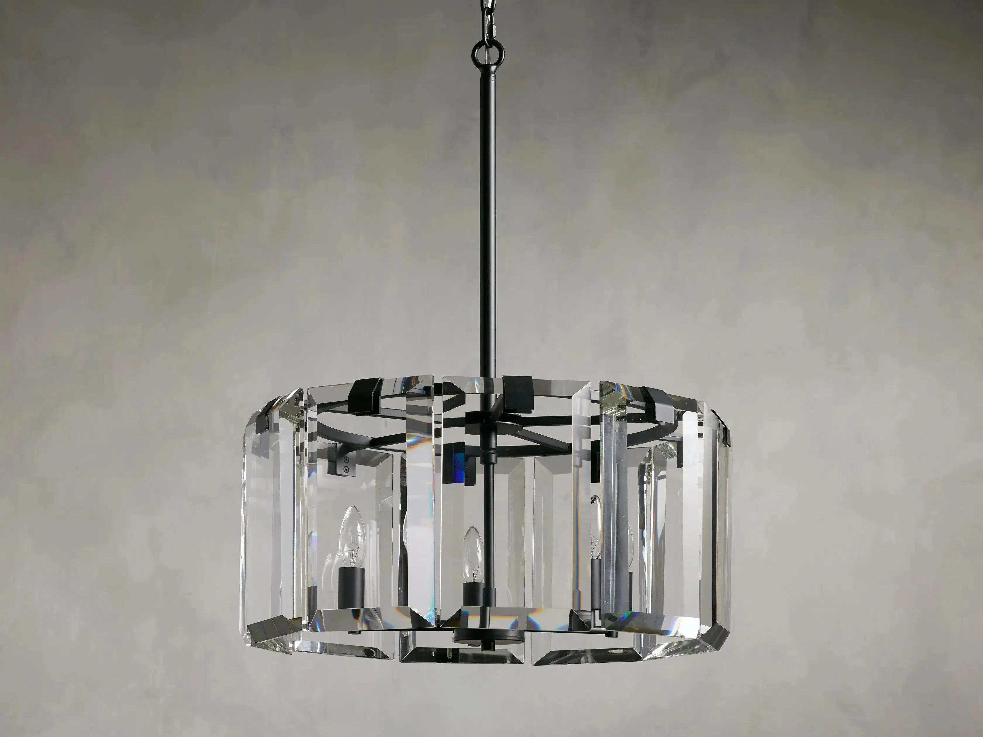 Crystal Prism Round Chandelier 5Light 7Light
