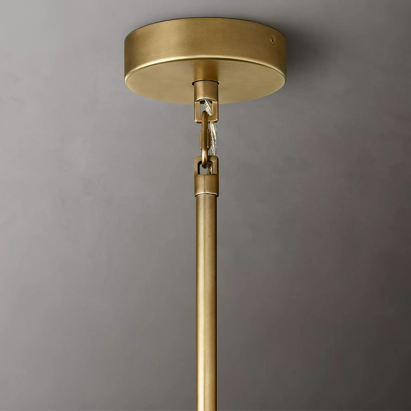 Chiara Clear Glass Tiered  Round Chandelier 37"-Vancei