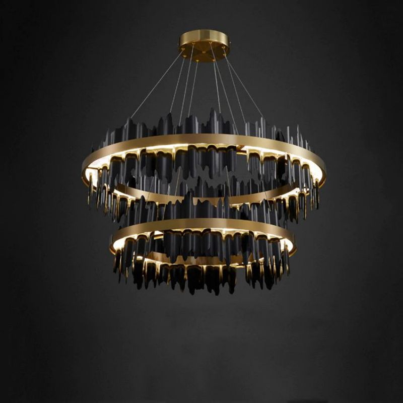 Hilbert 2-Tier Round Chandelier-Vancei