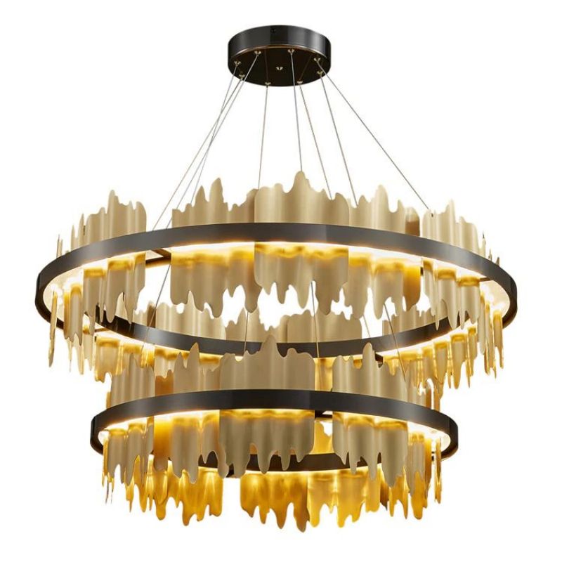 Hilbert 2-Tier Round Chandelier-Vancei