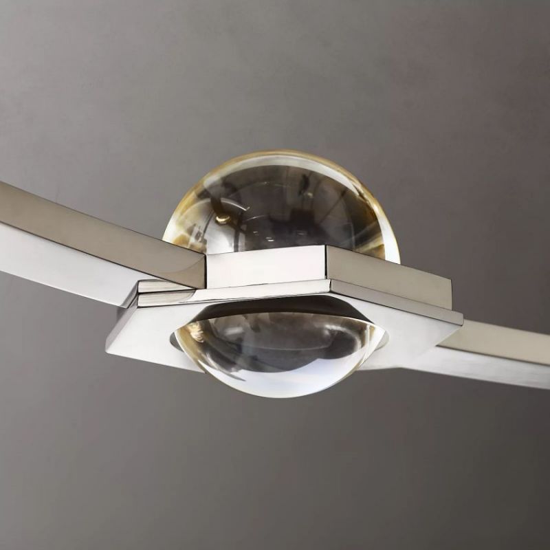 Cosmos Crystal Ball 2-Tier Round Chandelier 48"-Vancei