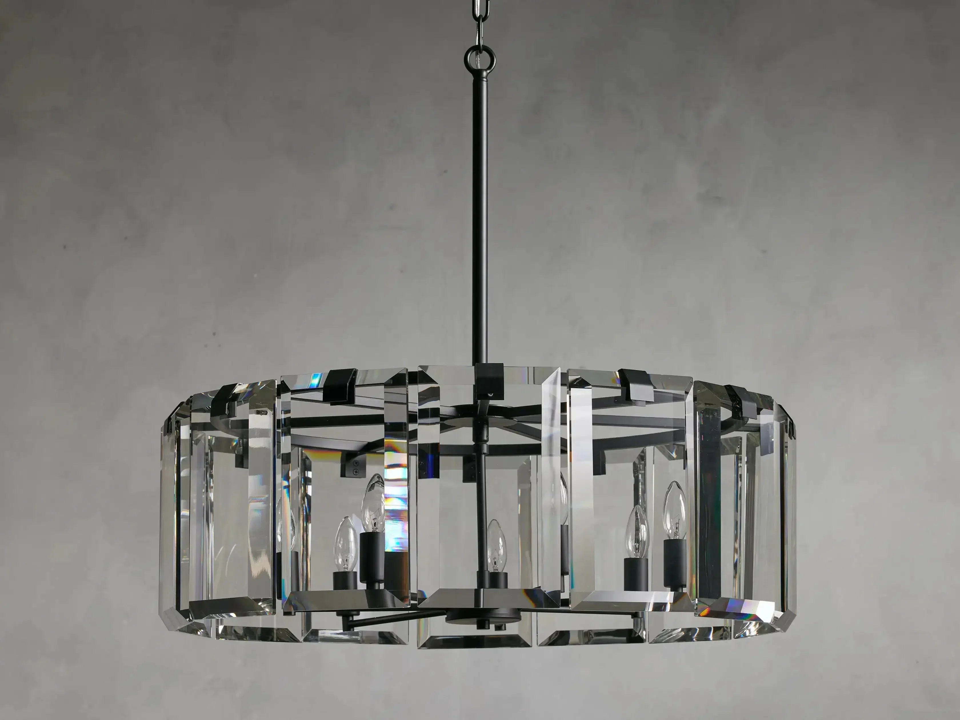 Crystal Prism Round Chandelier 5Light 7Light