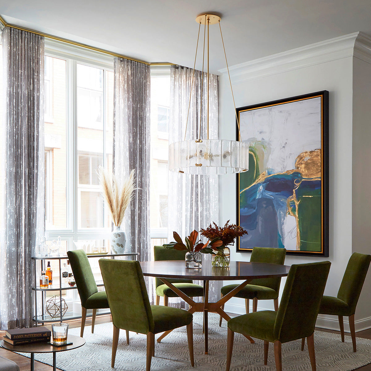 Willamette 32" Round Crystal Chandelier