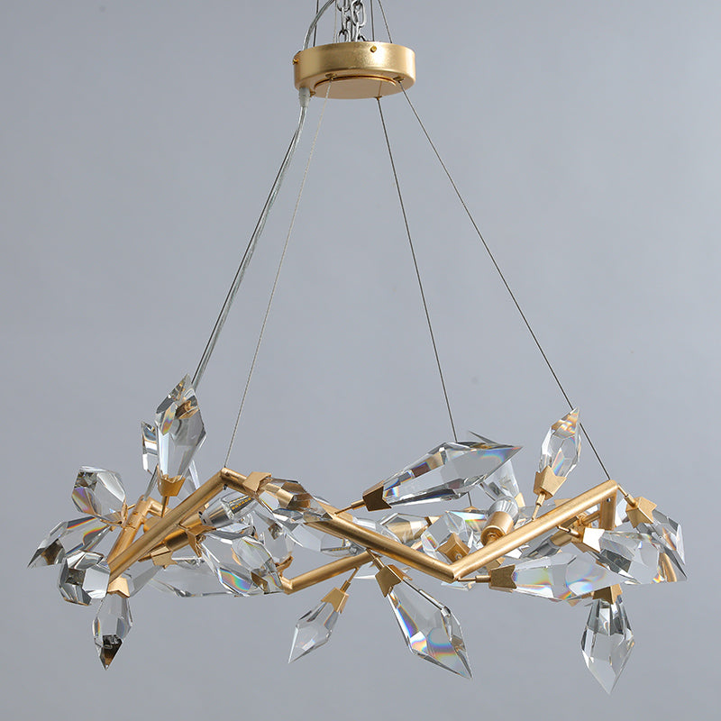 Addison 34" Crystal Chandelier-Vancei