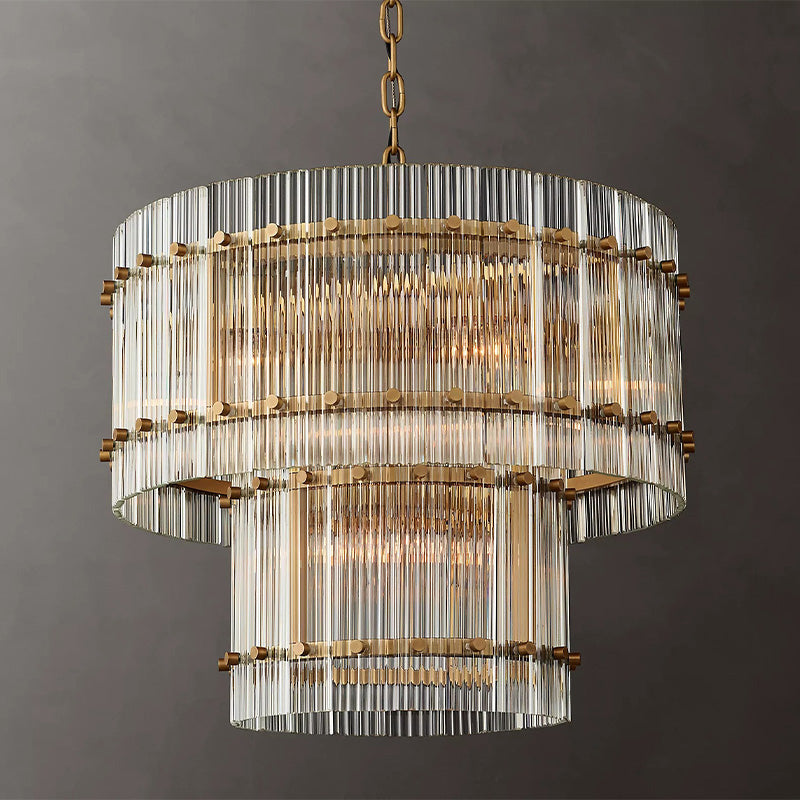 Amelia 2-Tier Round Chandelier 22"-Vancei