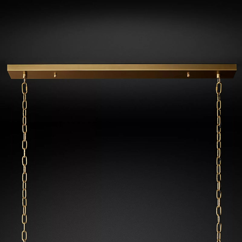 Amelia Rectangle Chandelier 72"-Vancei