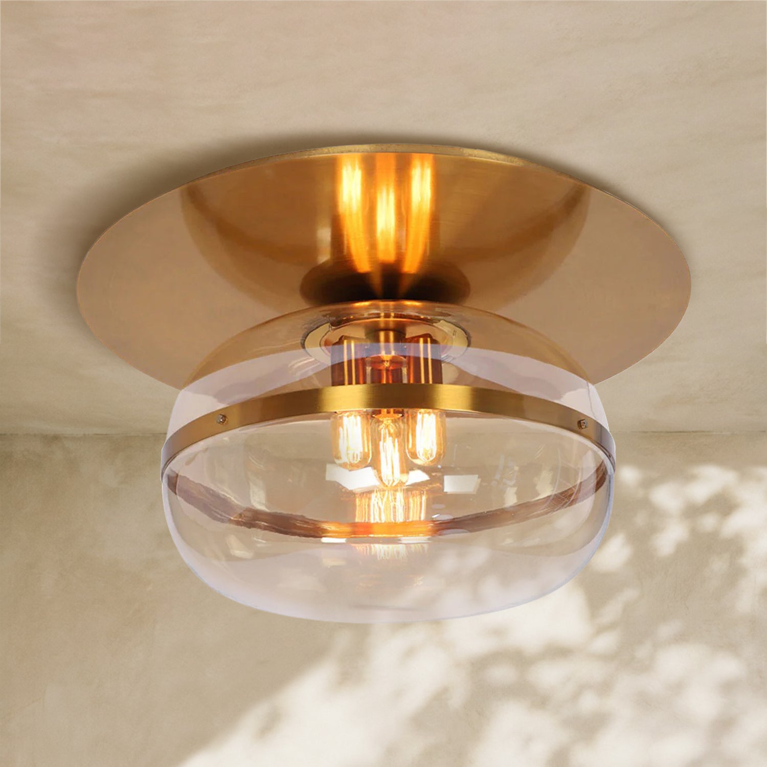 Norako Glass Flushmount