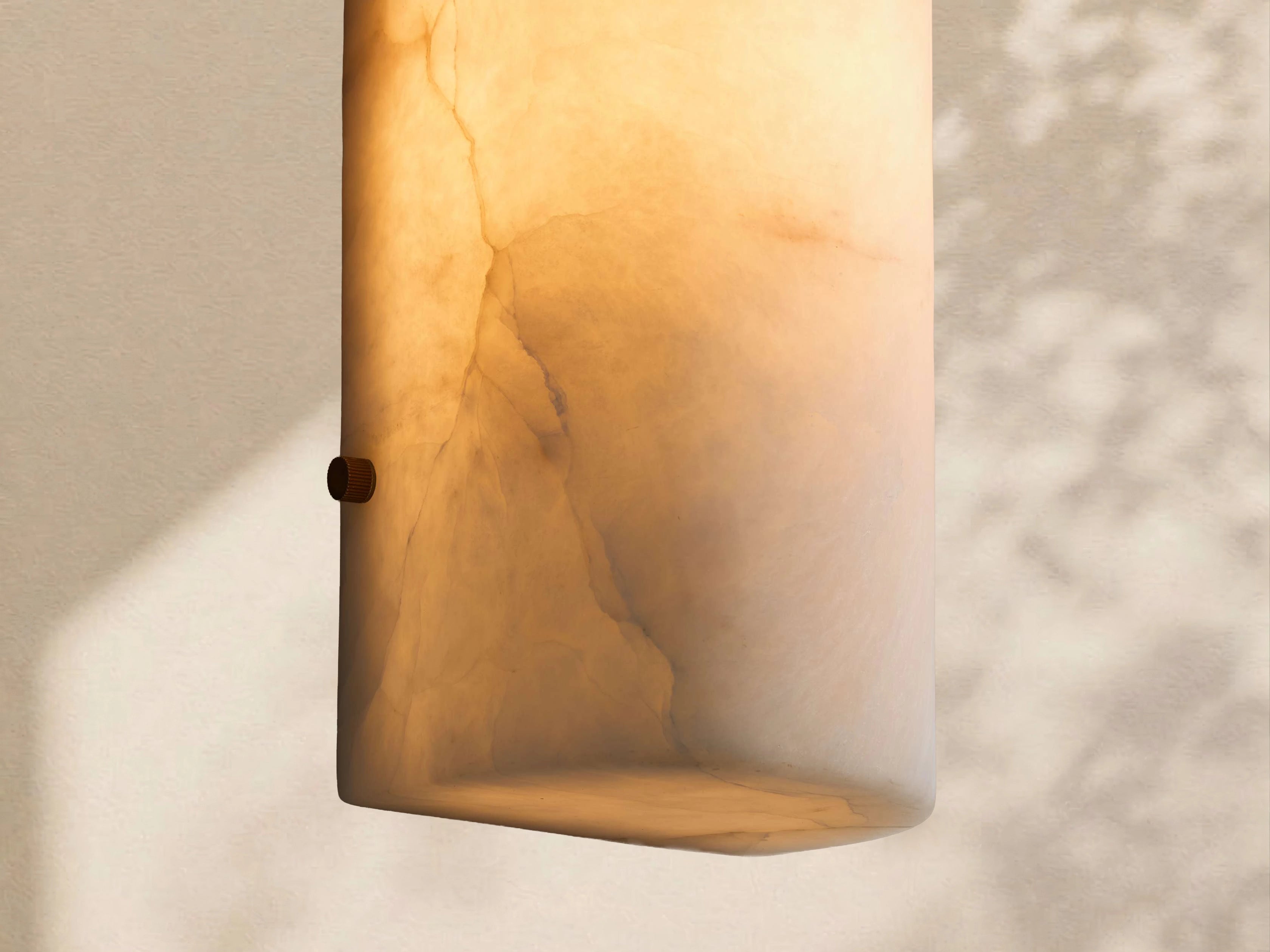 Calera Alabaster Stone Sconce 12" 18"H
