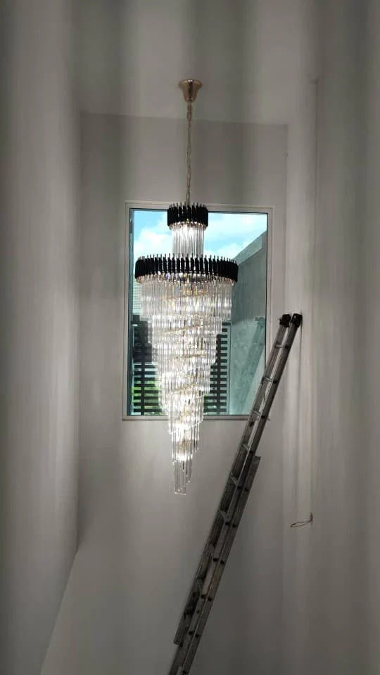 Cyrus Multiple Tier Crystal Chandelier-Vancei
