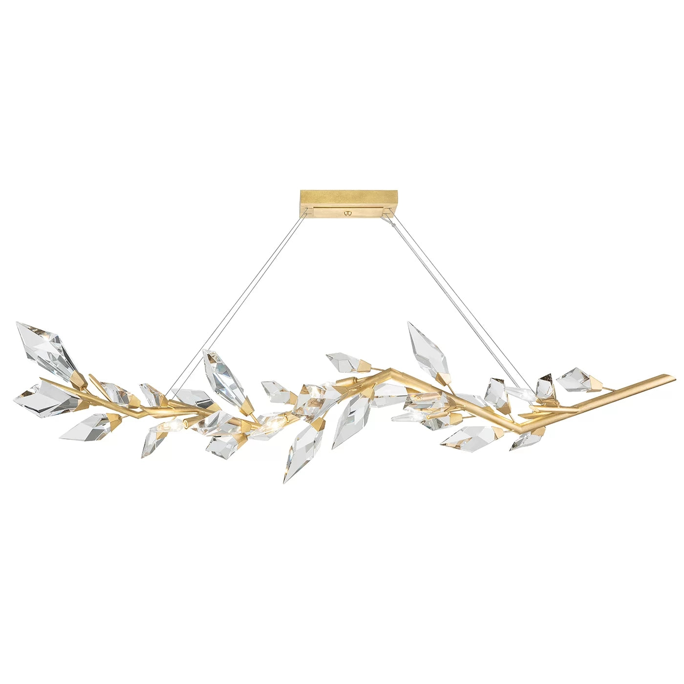 Addison 63.5“ Linear Crystal Chandelier-Vancei