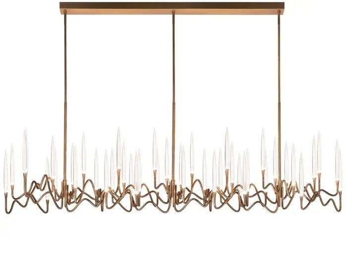 Pezzo Long Chandelier 40"W 59"W 78"W-Vancei